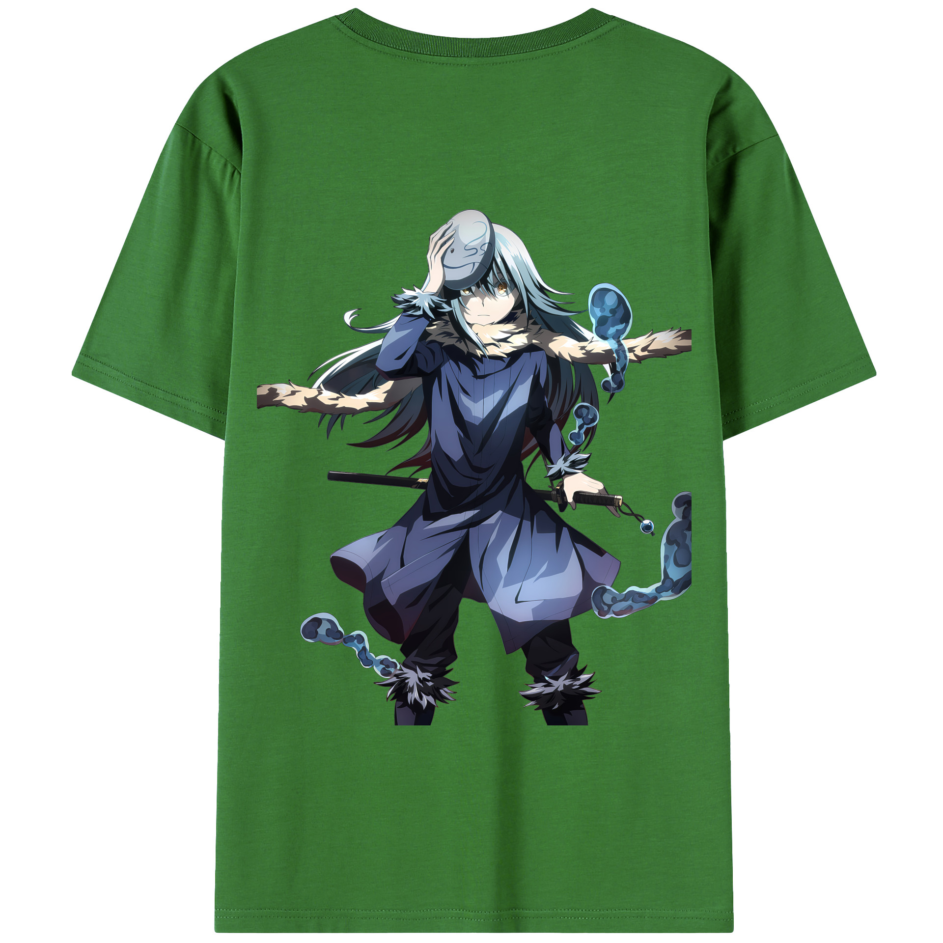 （画像用） 転スラ Regarding Reincarnated to Slime レディース半袖Tシャツ(バックプリント)
